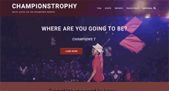 Desktop Screenshot of championstrophy.net