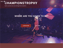 Tablet Screenshot of championstrophy.net